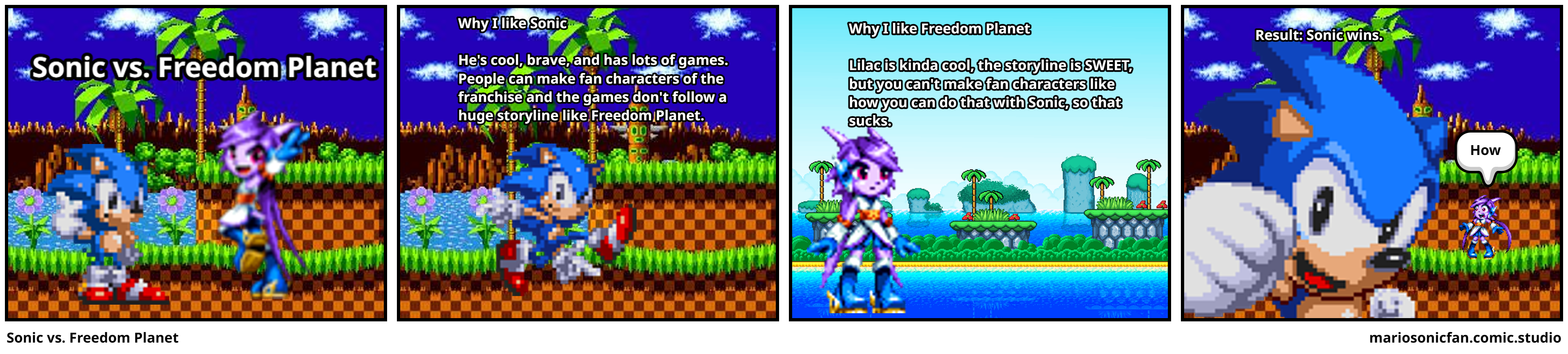 Sonic vs. Freedom Planet