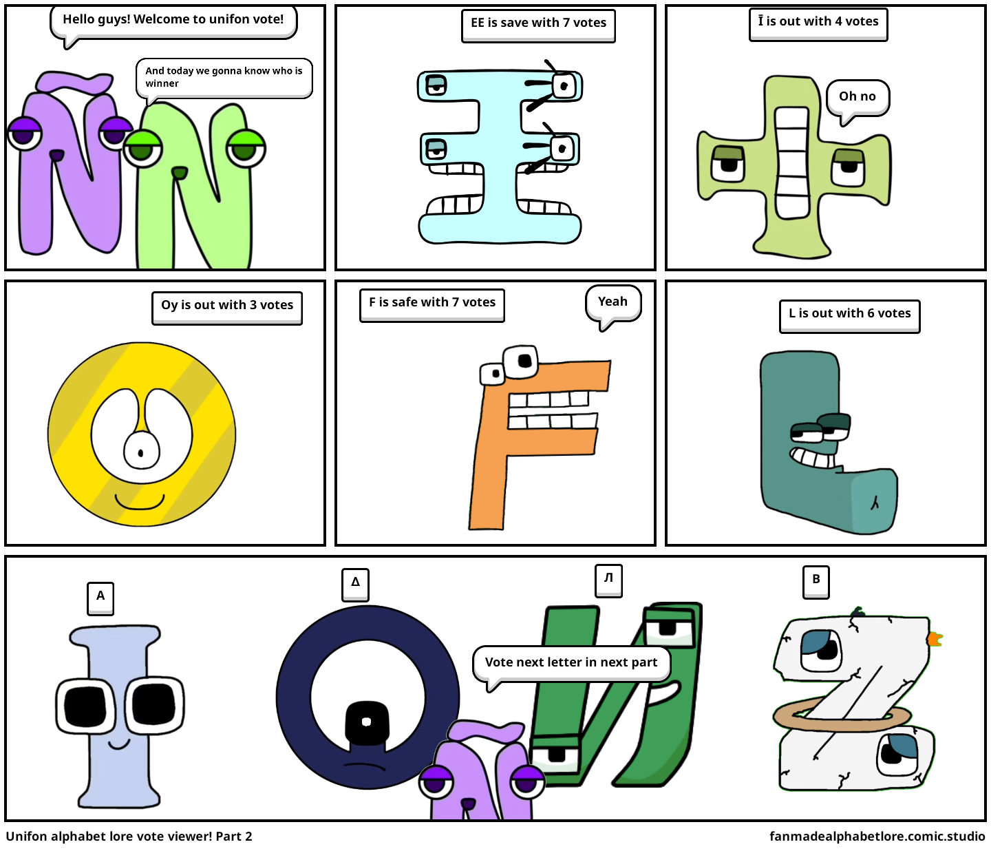 English Letters Found In The Unifon Alphabet Lore! - Comic Studio