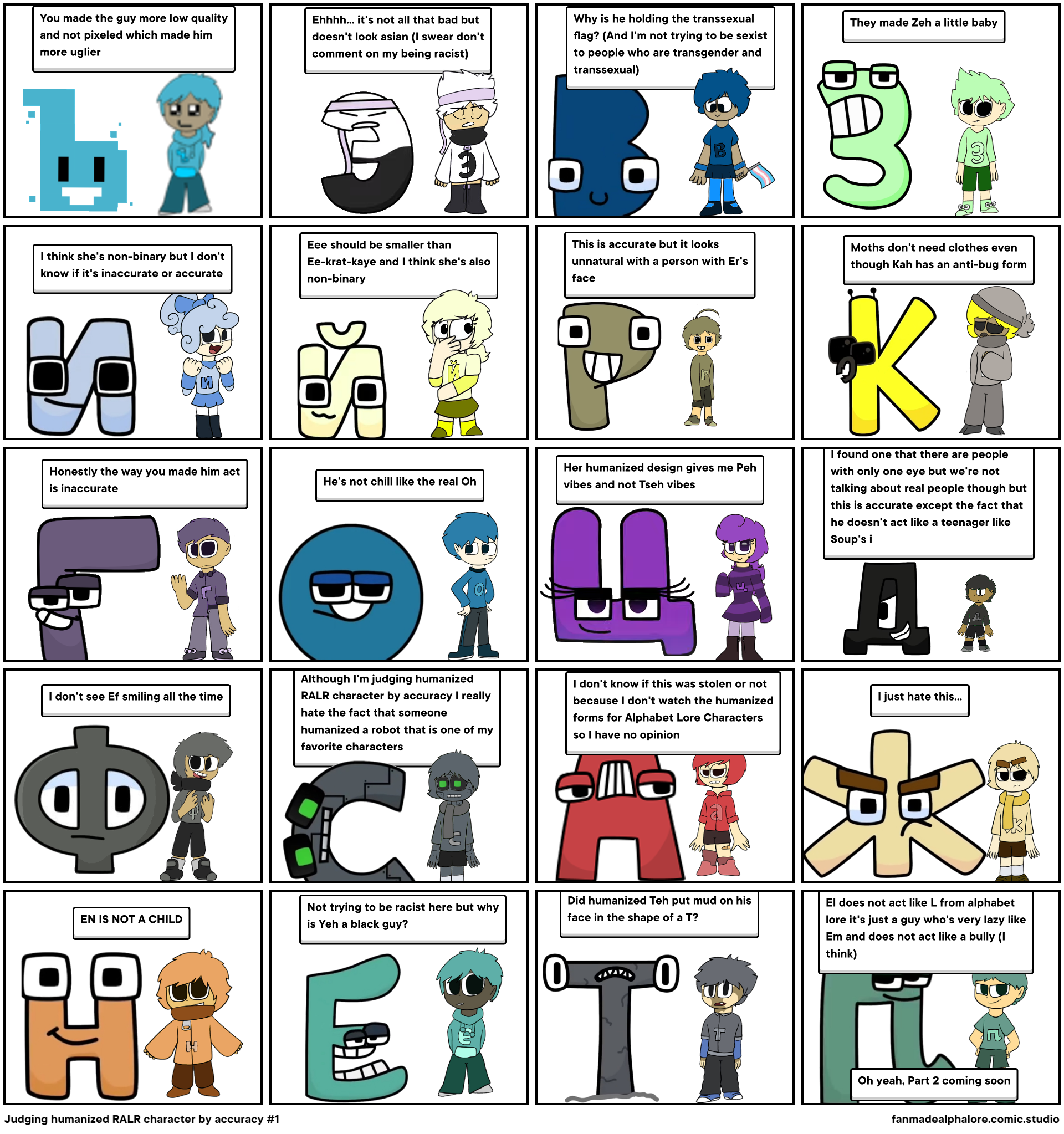 Humanized Alphabet Lore - Comic Studio
