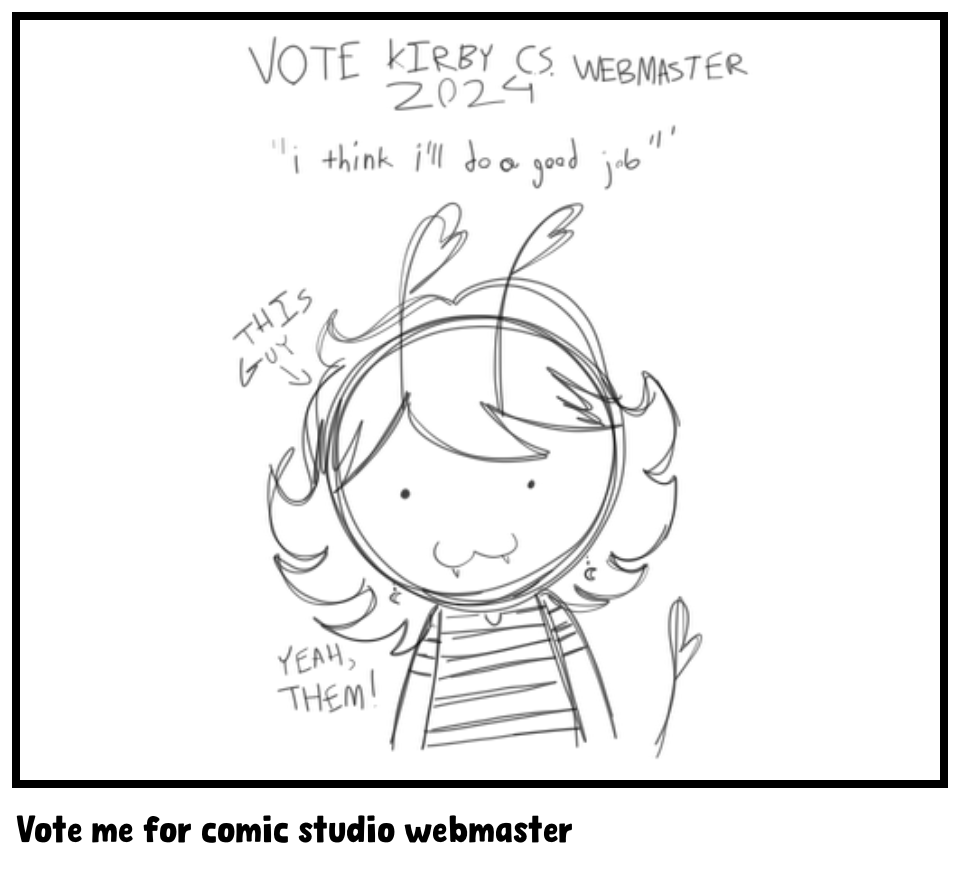 Vote me for comic studio webmaster 