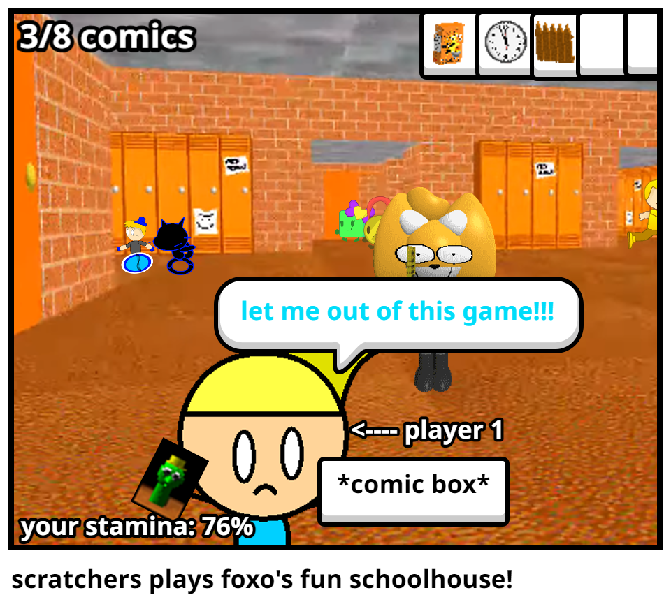 scratchers plays foxo's fun schoolhouse!