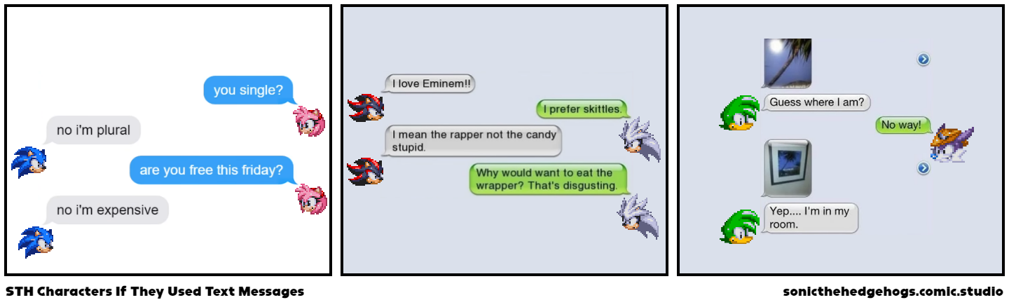 STH Characters If They Used Text Messages