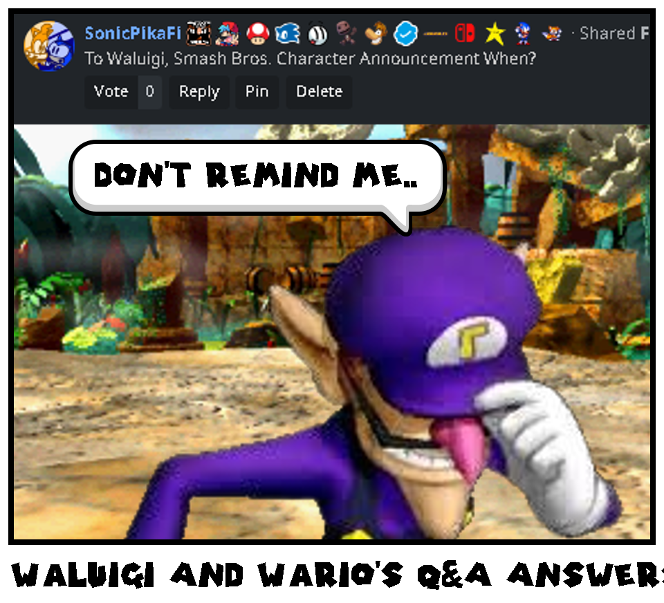 Waluigi And Wario's Q&A Answers #2