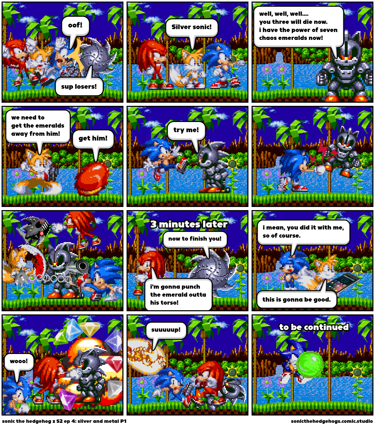 sonic the hedgehog z S2 ep 4: silver and metal P1