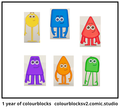 1 year of colourblocks