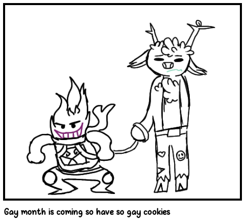 Gay month is coming so have so gay cookies