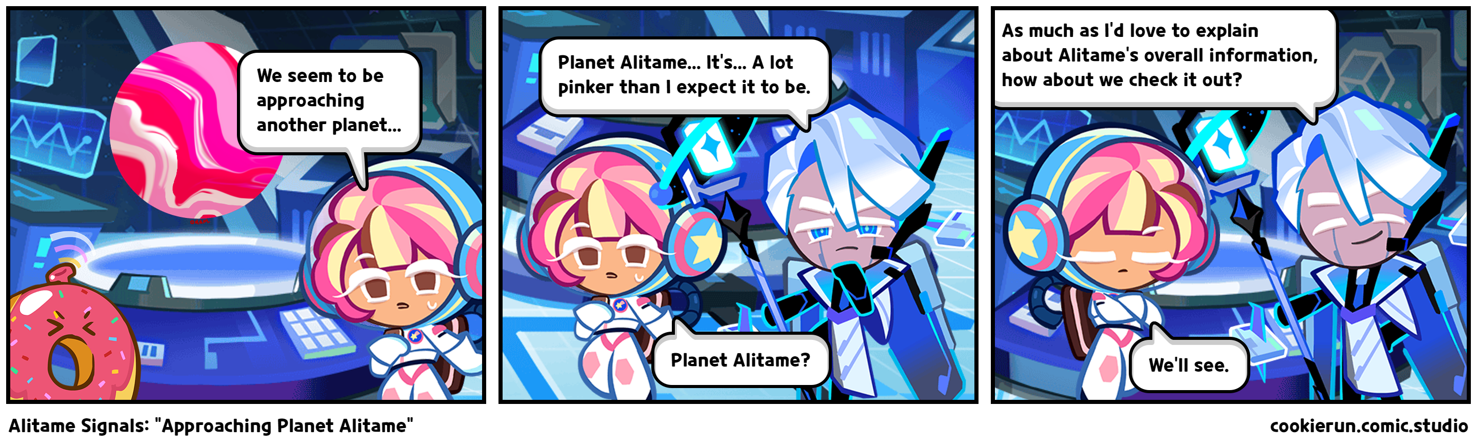 Alitame Signals: "Approaching Planet Alitame"