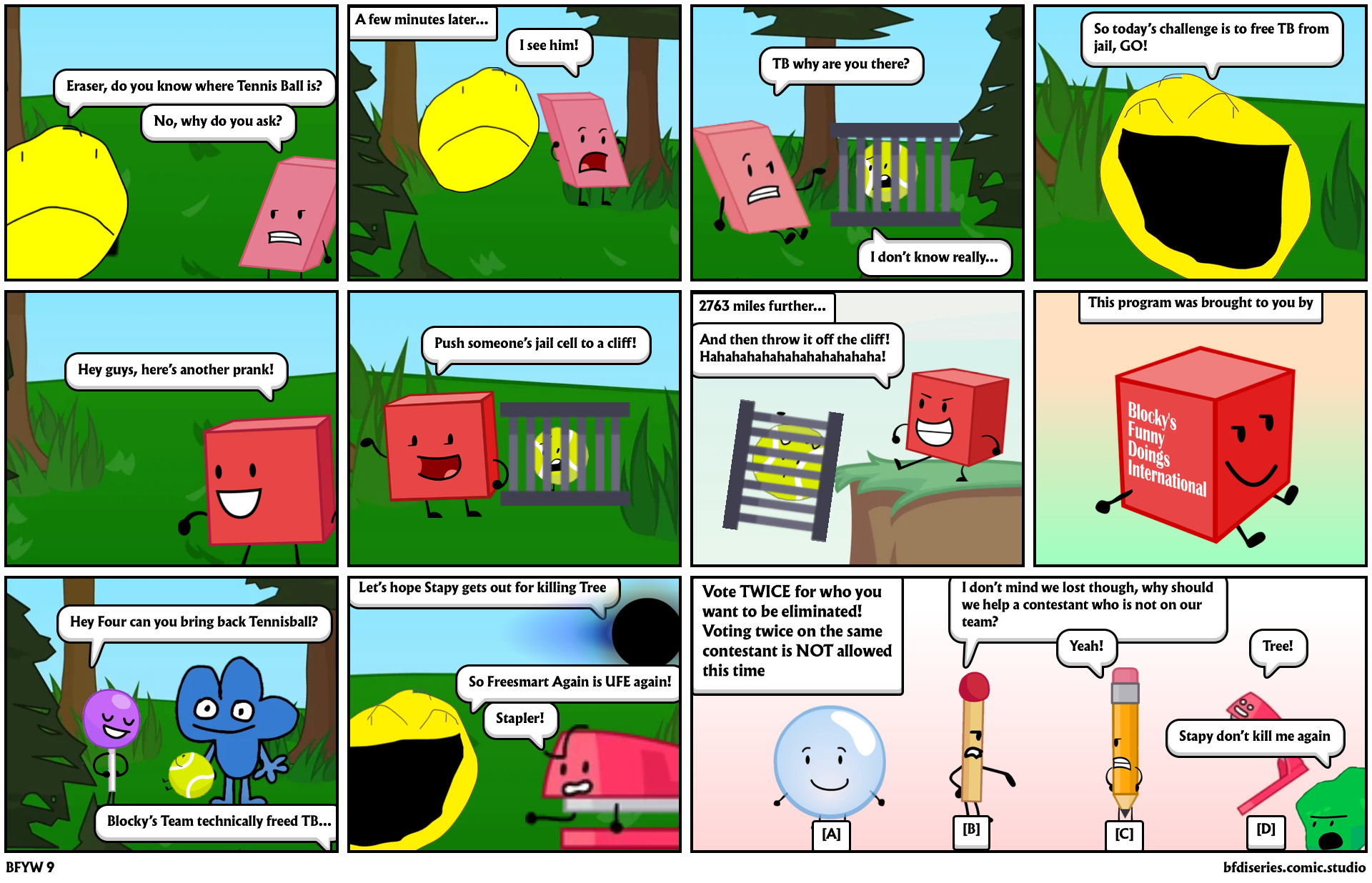 I Planned A French Dub For BFDI - Comic Studio