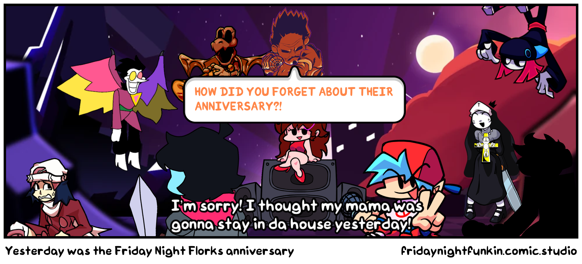 Yesterday was the Friday Night Florks anniversary