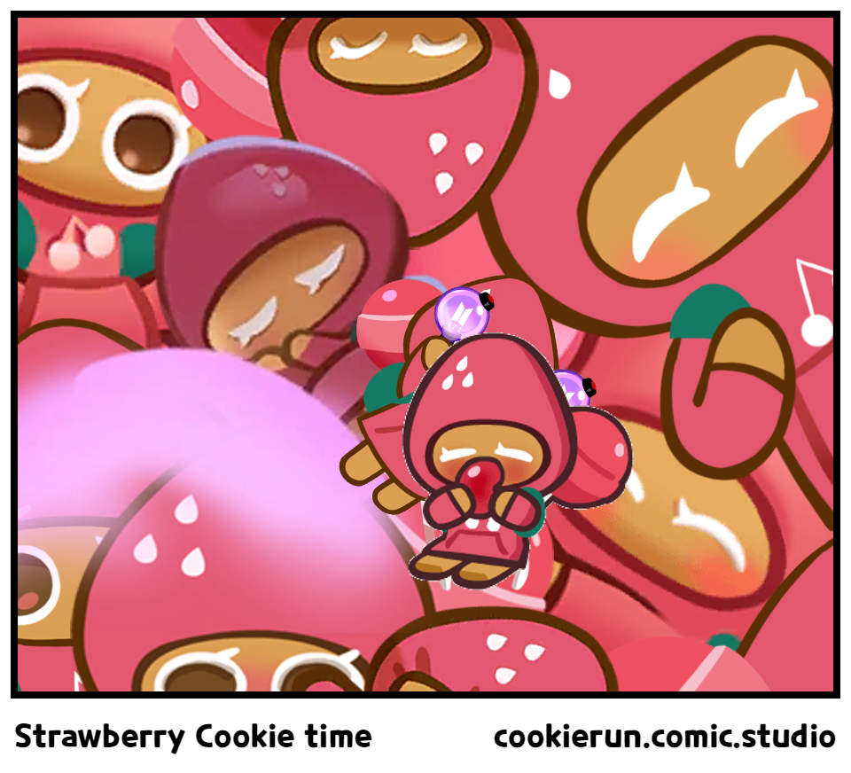 Strawberry Cookie time