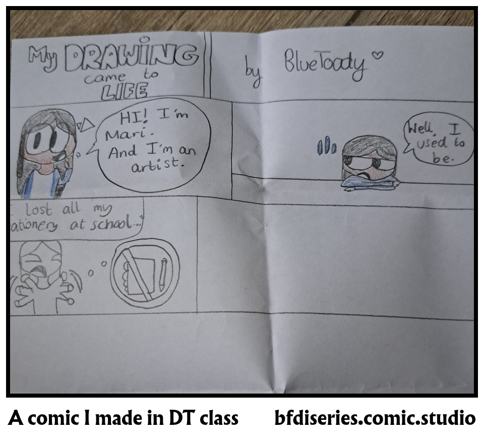 A comic I made in DT class