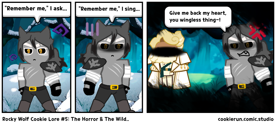 Rocky Wolf Cookie Lore #5: The Horror & The Wild..