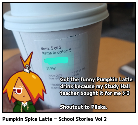 Pumpkin Spice Latte - School Stories Vol 2