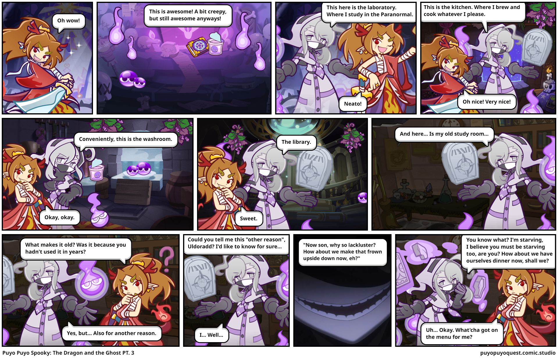 Puyo Puyo Spooky: The Dragon and the Ghost PT. 3