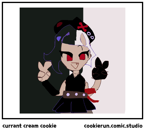 currant cream cookie