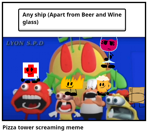 Pizza tower screaming meme