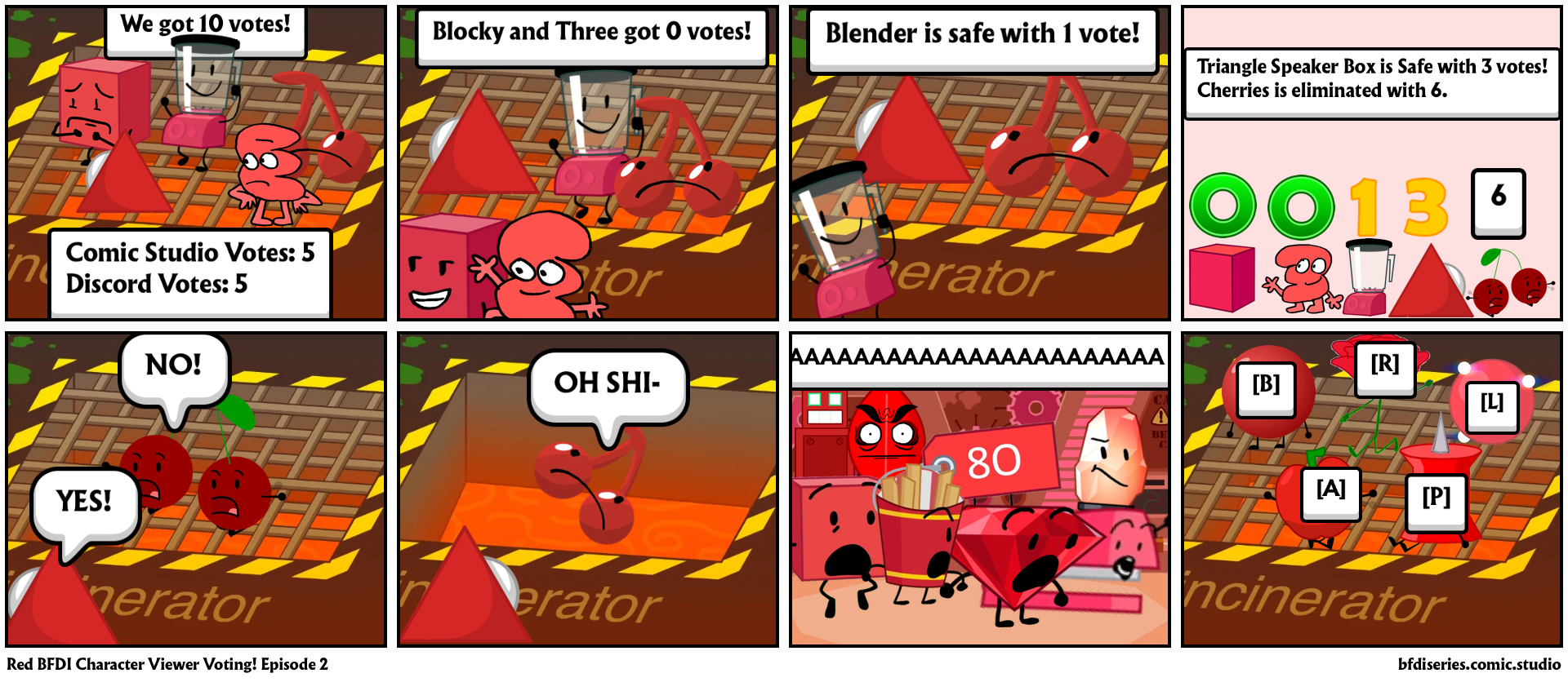 Red BFDI Character Viewer Voting! Episode 2