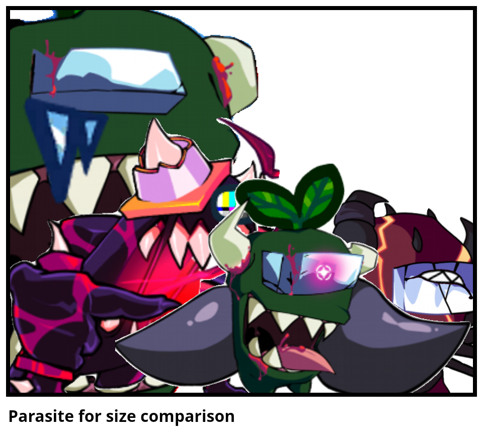 Parasite for size comparison