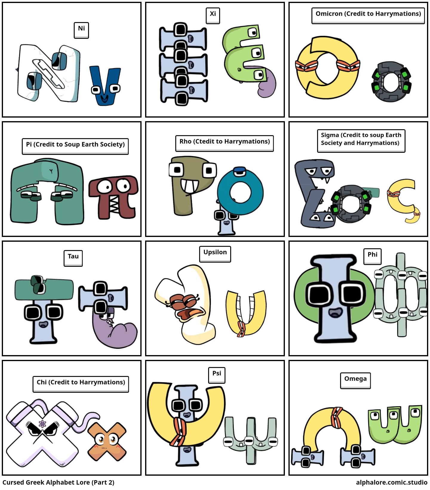 Greek Alphabet Lore But Cursed In Spanish Alphabet Lore Comic Studio 