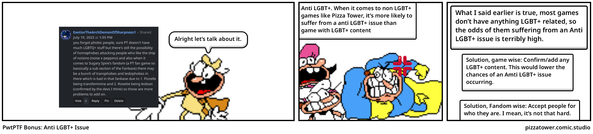 PwtPTF Bonus: Anti LGBT+ Issue