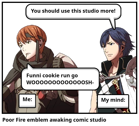 Poor Fire emblem awaking comic studio