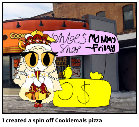 I created a spin off Cookiemals pizza