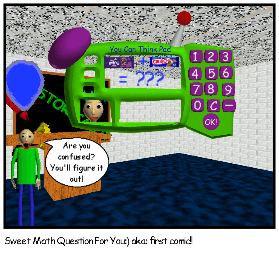 Sweet Math Question For You:) aka: first comic!!