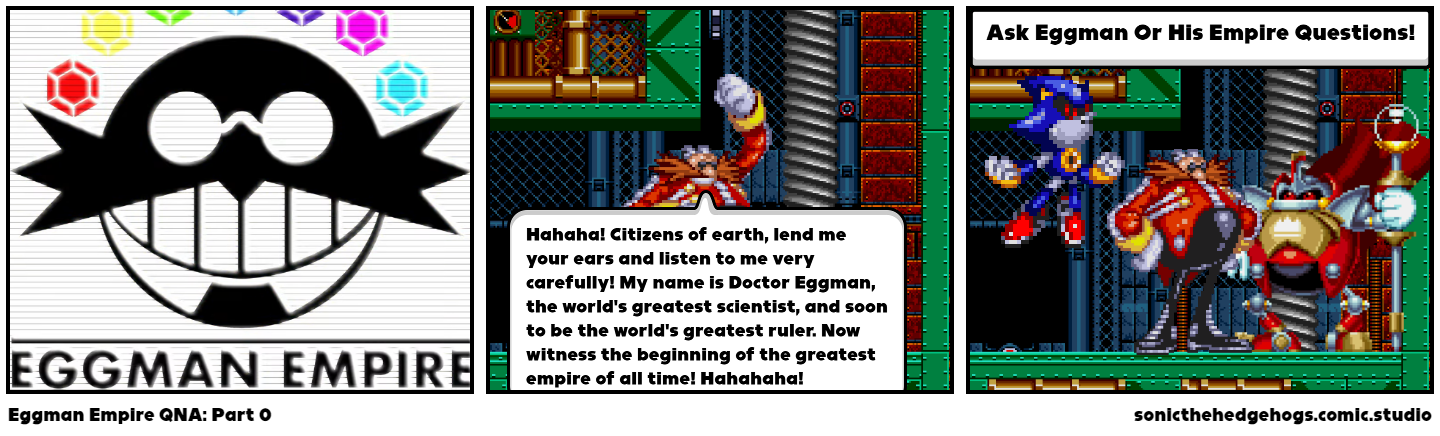Eggman Empire QNA: Part 0