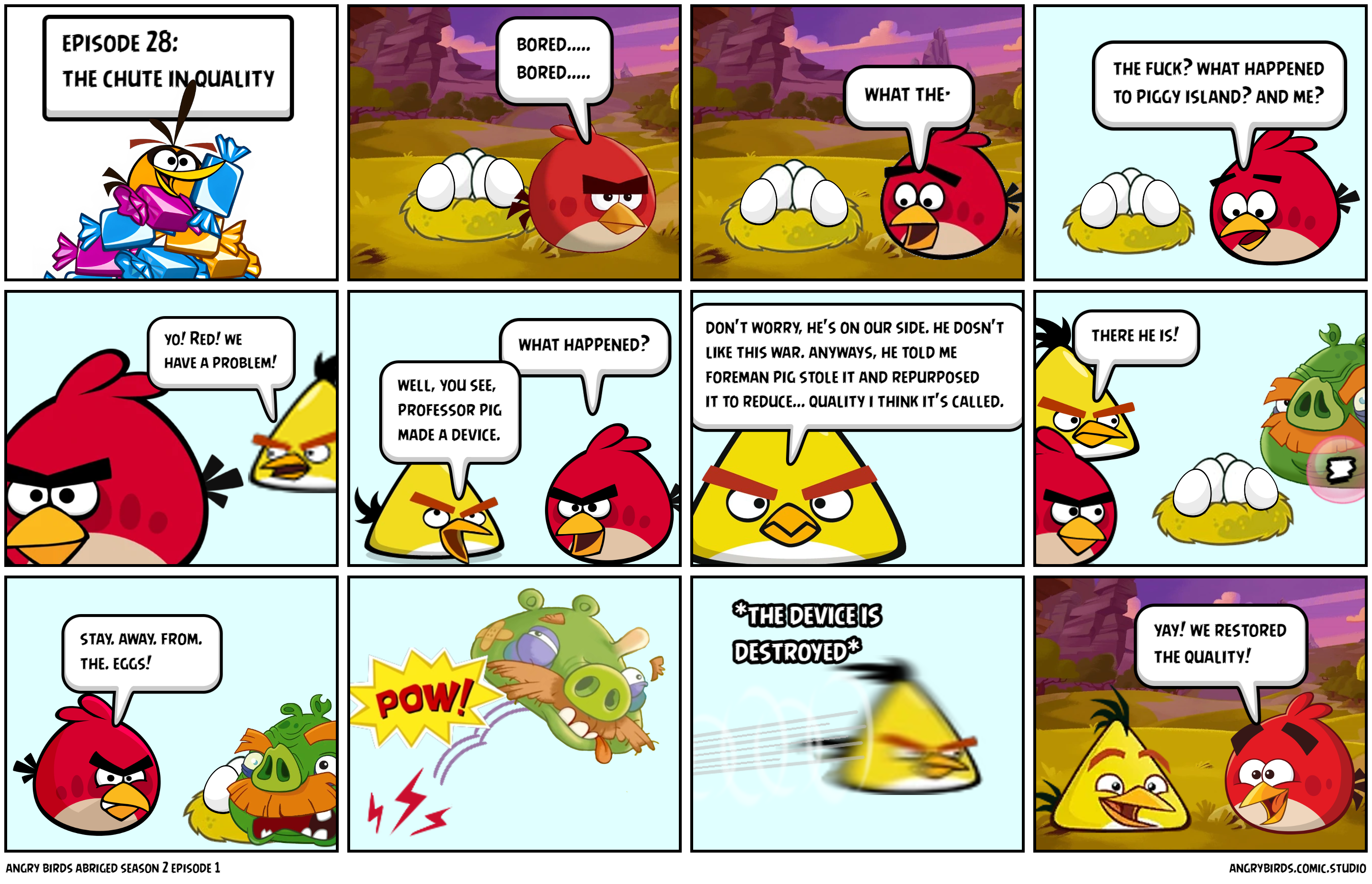 angry birds abriged season 2 episode 1