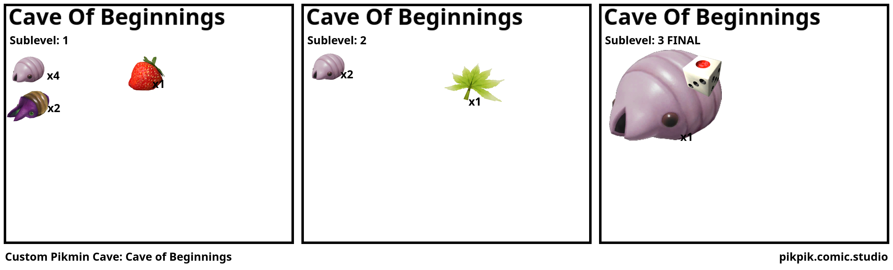 Custom Pikmin Cave: Cave of Beginnings