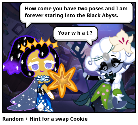 Random + Hint for a swap Cookie
