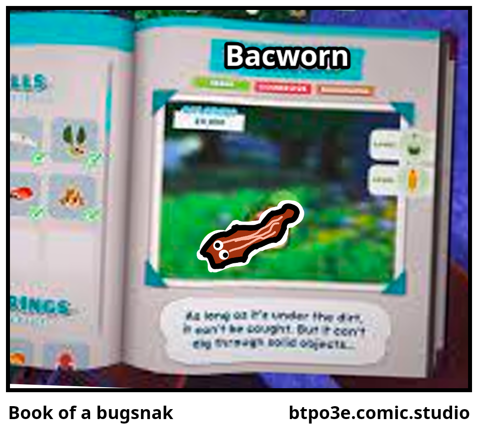 Book of a bugsnak