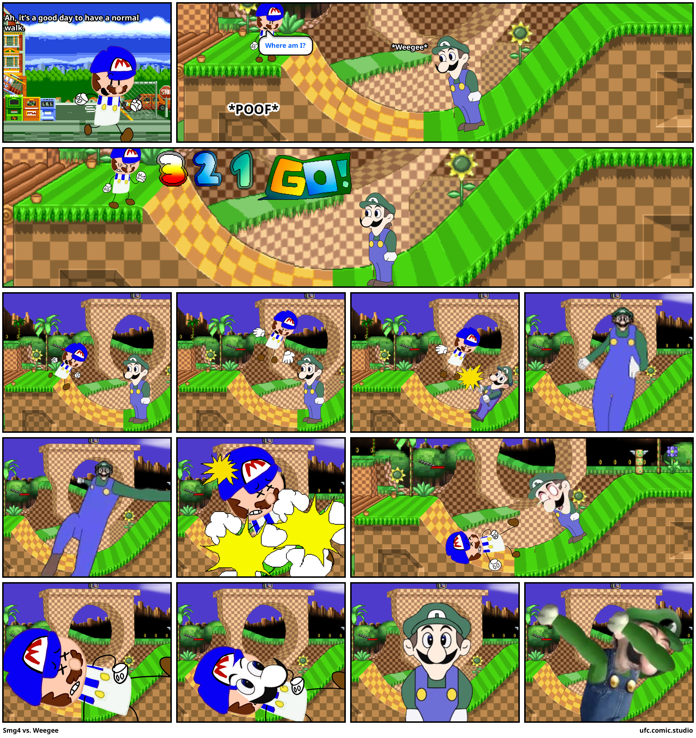 Smg4 vs. Weegee