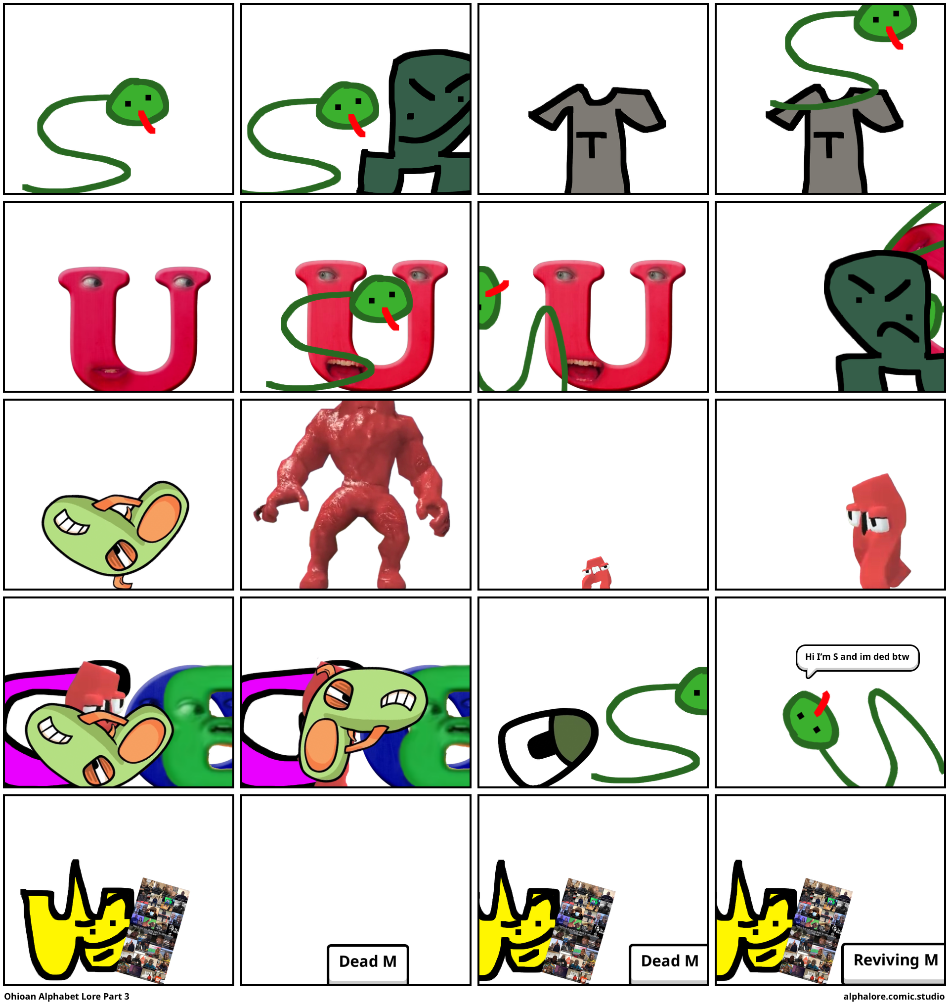 alphabet-lore in ohio (Part 1 of 2) - Comic Studio
