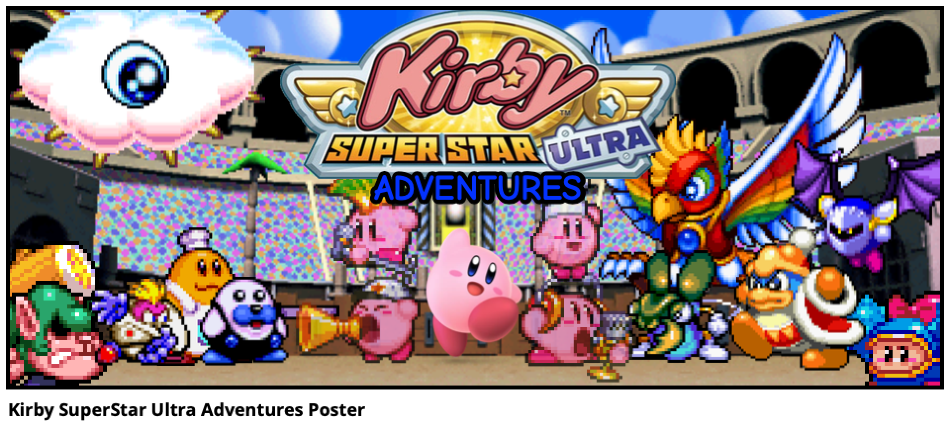 Kirby SuperStar Ultra Adventures Poster