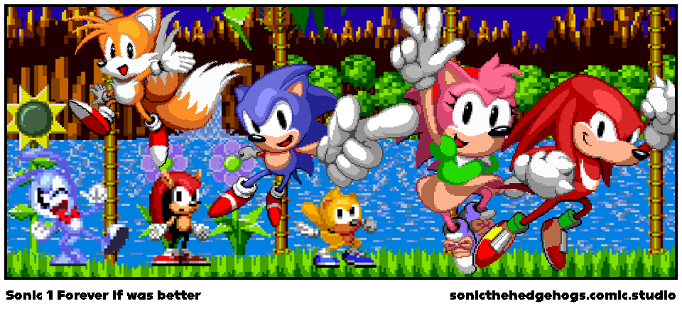 Cartoonized Characters - Sonic 1 Forever 