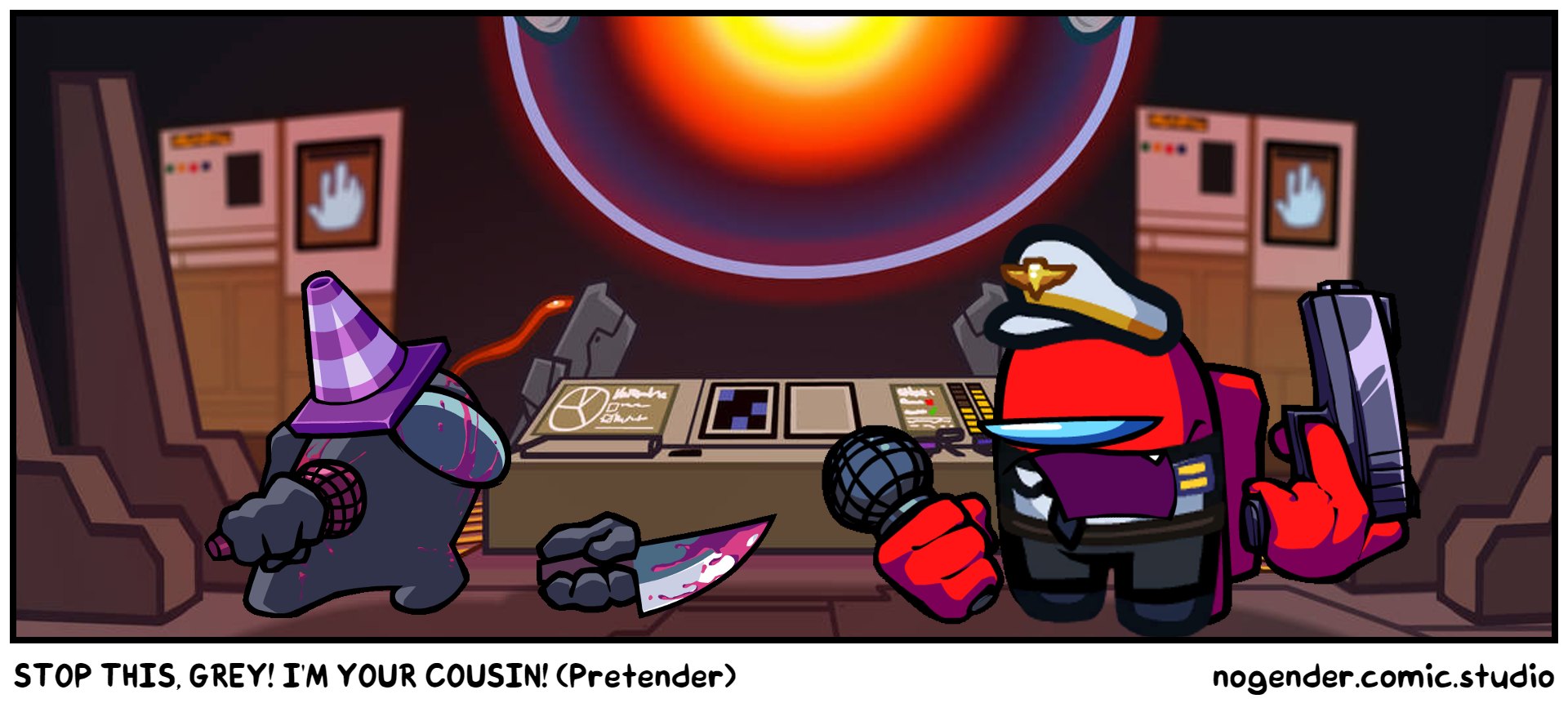 STOP THIS, GREY! I'M YOUR COUSIN! (Pretender)