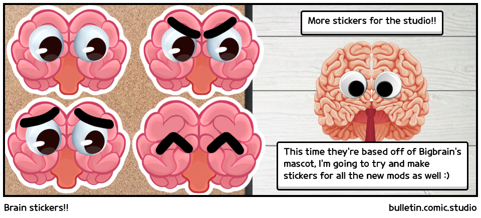 Brain stickers!!