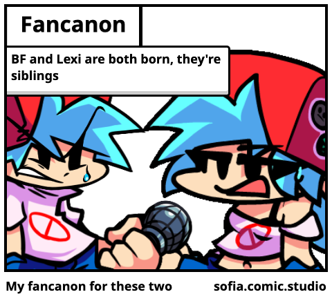 My fancanon for these two