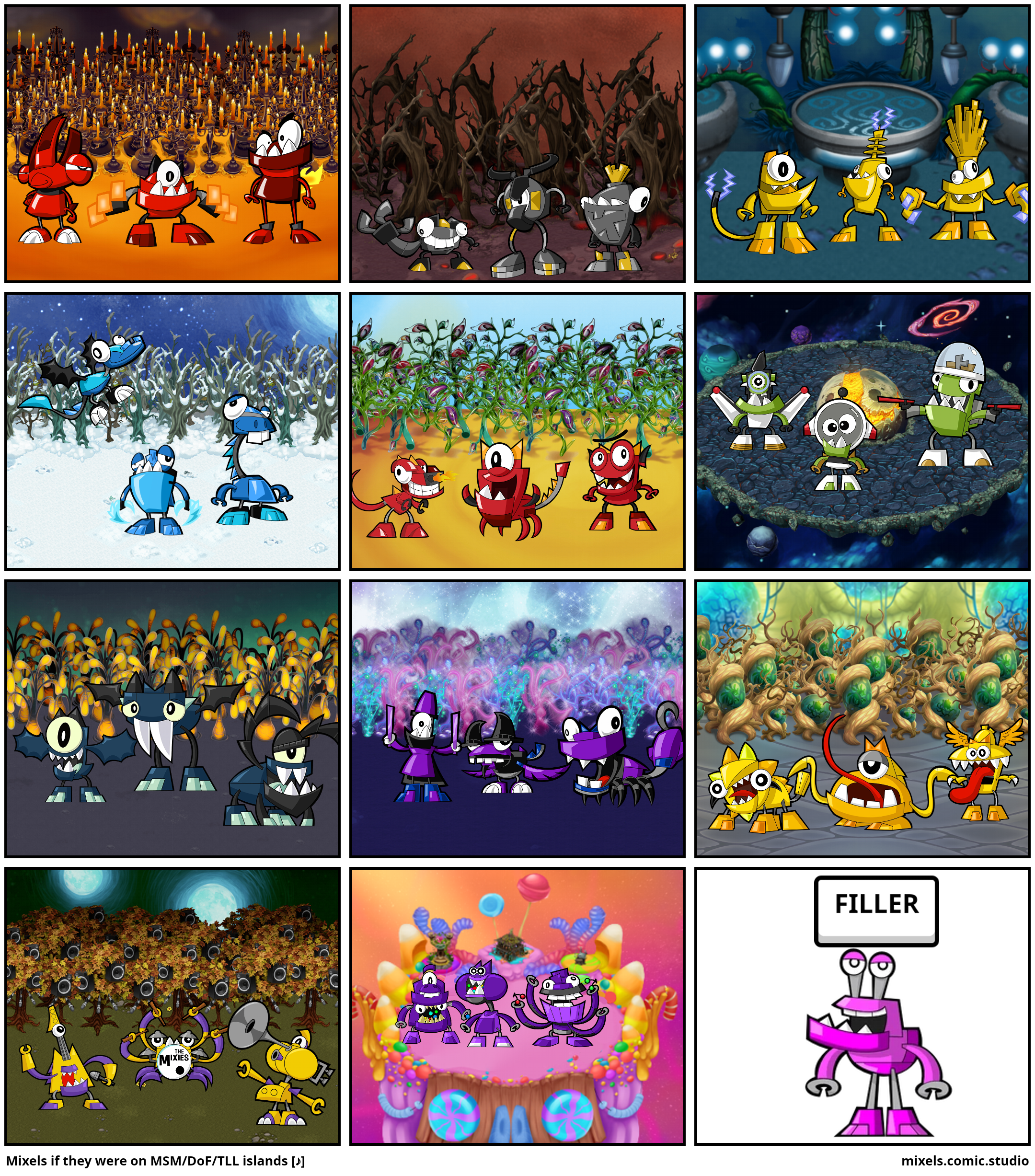 Mixels if they were on MSM/DoF/TLL islands [♪]