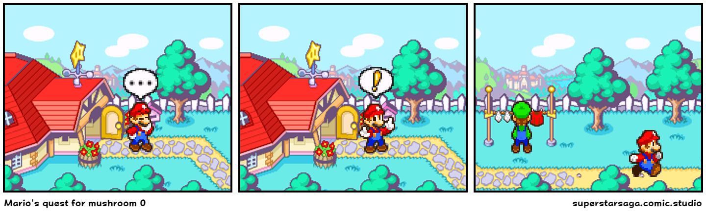 Mario's quest for mushroom 0