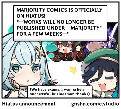 Hiatus announcement