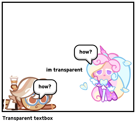 Transparent textbox                               
