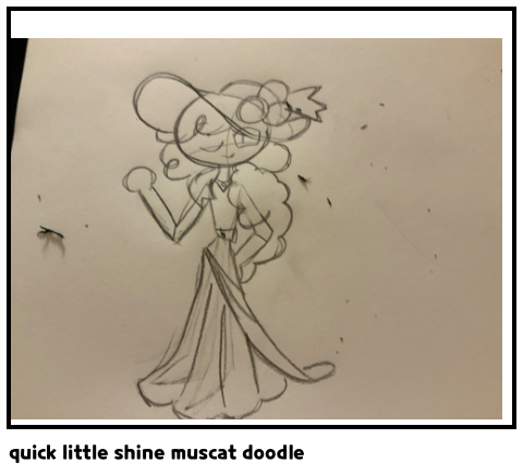 quick little shine muscat doodle