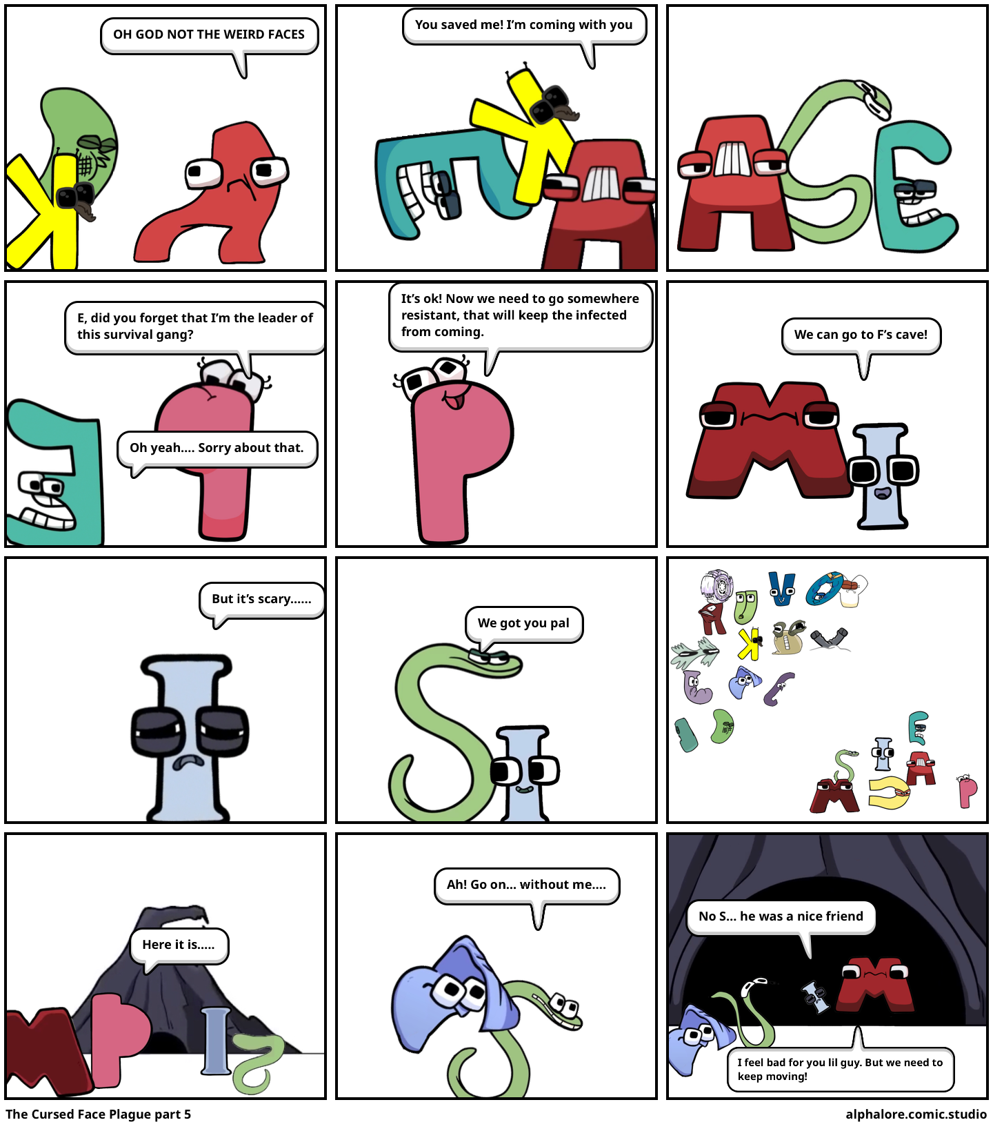 Find the monstrous alphabet lore - Comic Studio