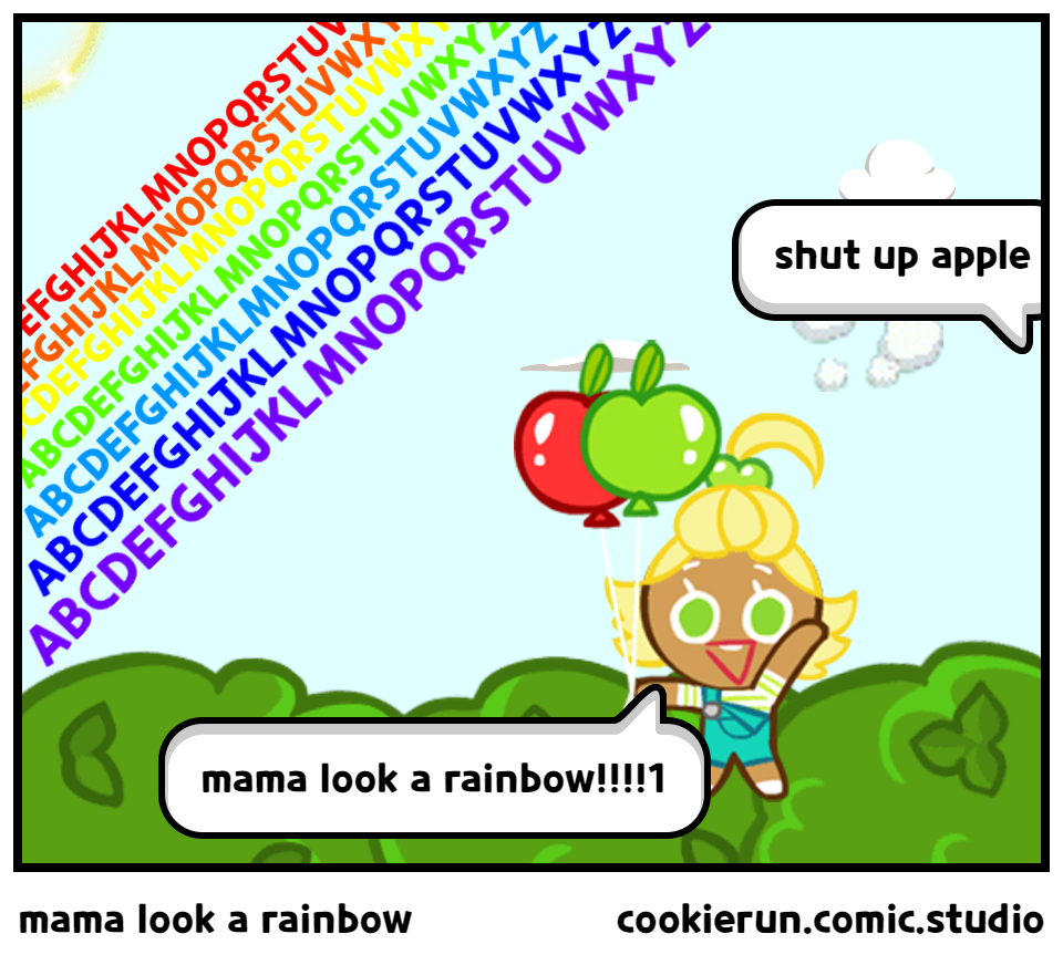 mama look a rainbow