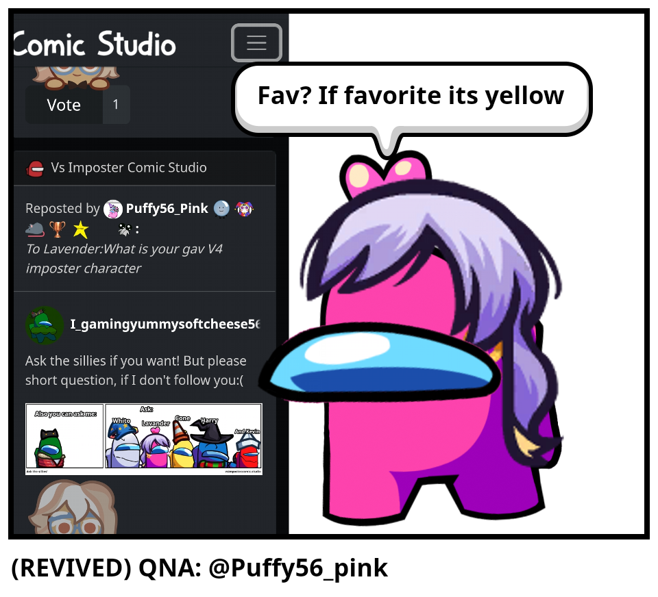 (REVIVED) QNA: @Puffy56_pink
