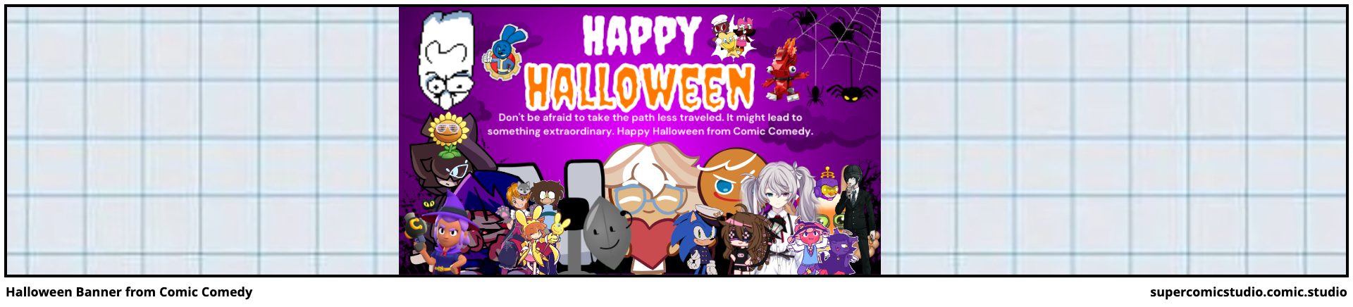Halloween Banner from Comic Comedy