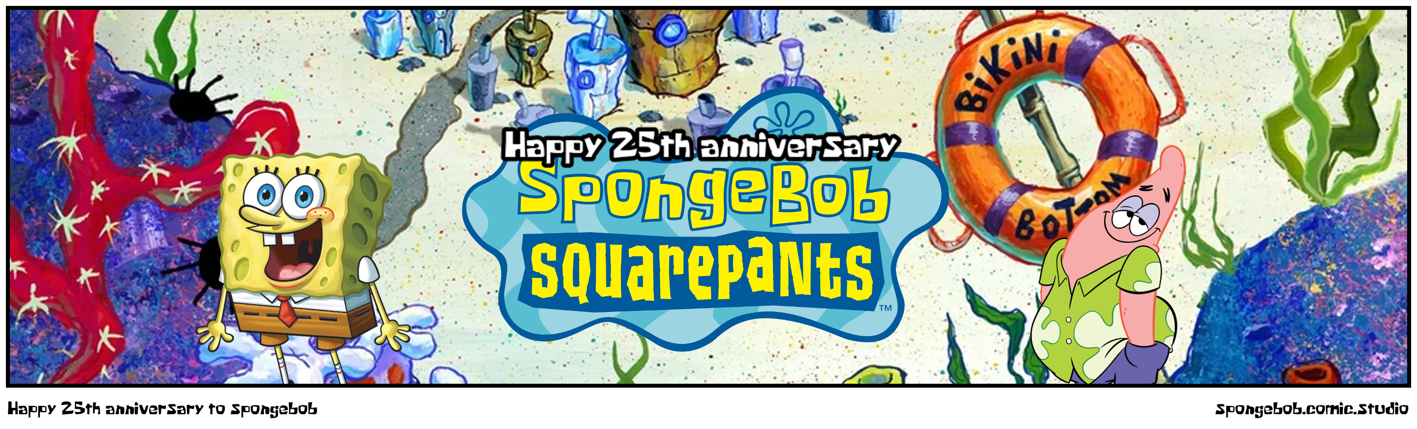 Happy 25th anniversary to spongebob