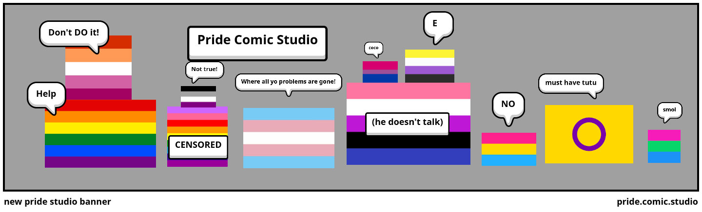 new pride studio banner